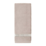 Sparkles Home Stripe Rhinestone Hand Towel (Set of 2)