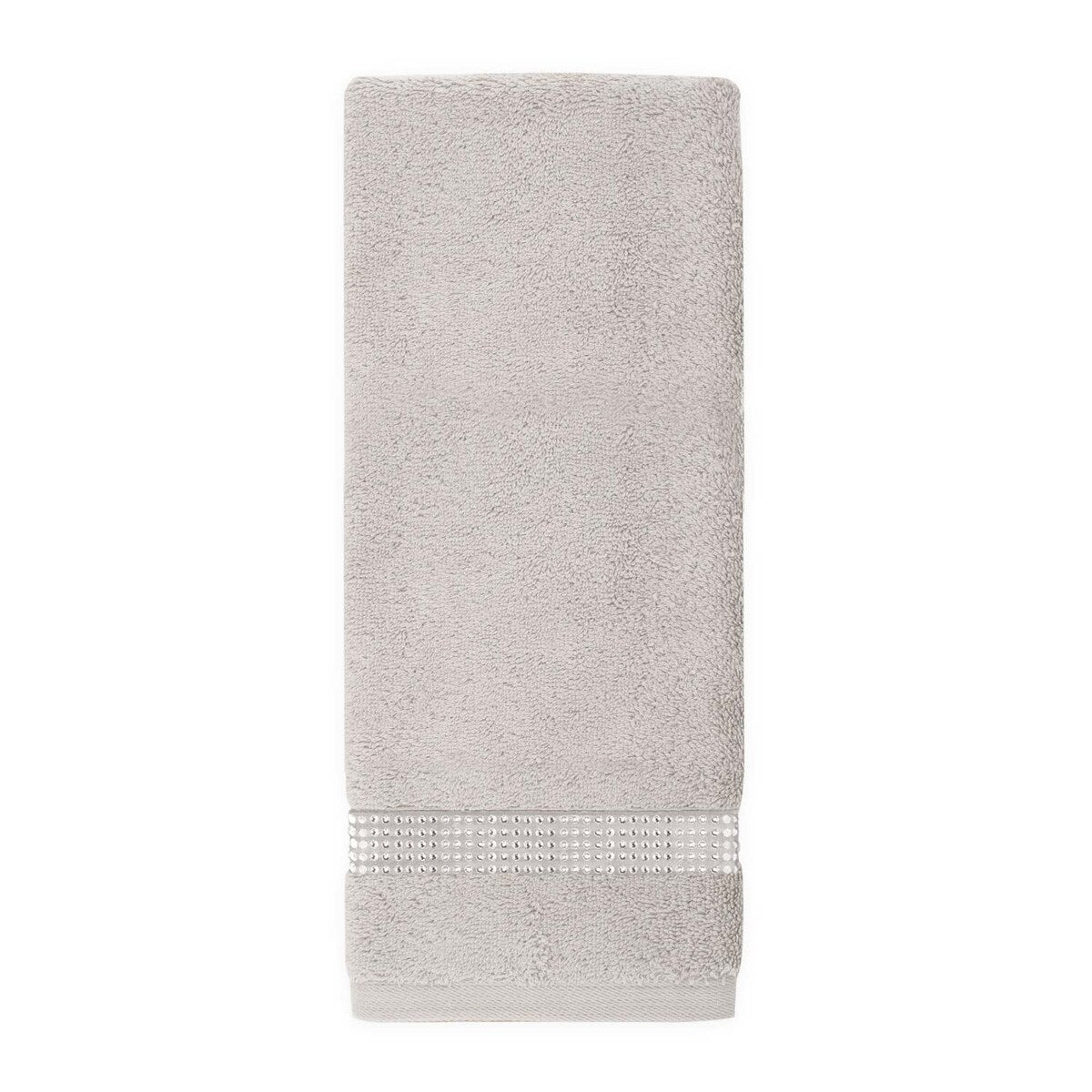 Sparkles Home Stripe Rhinestone Hand Towel (Set of 2)