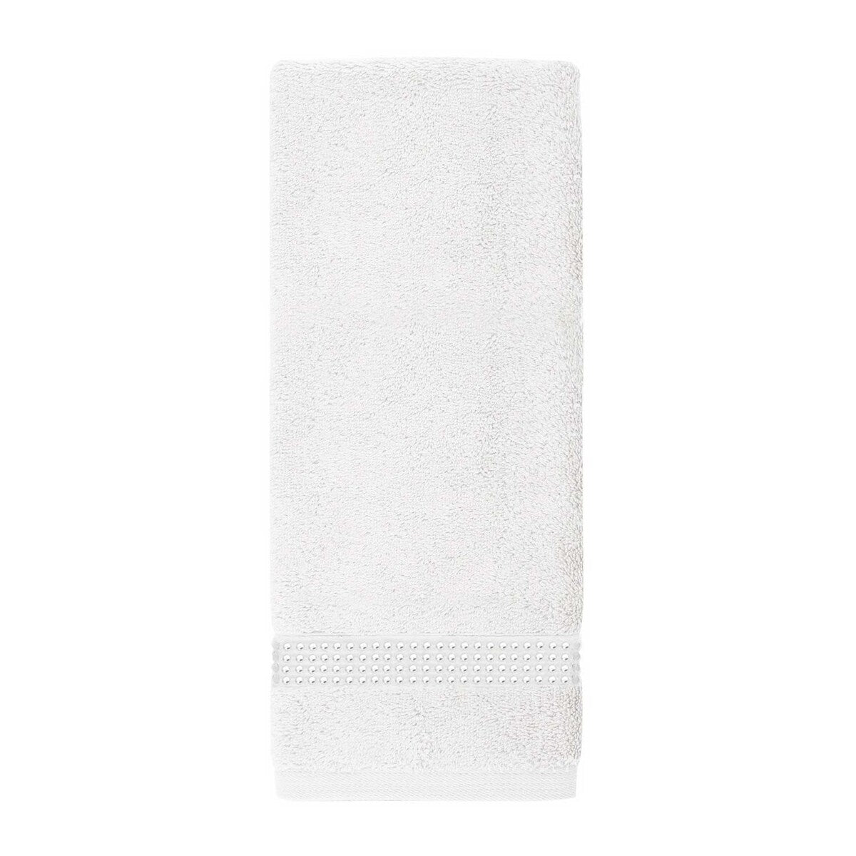 Sparkles Home Stripe Rhinestone Hand Towel (Set of 2)