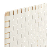 Sparta Twin/Full/Queen/King Vegan Leather Weave Headboard