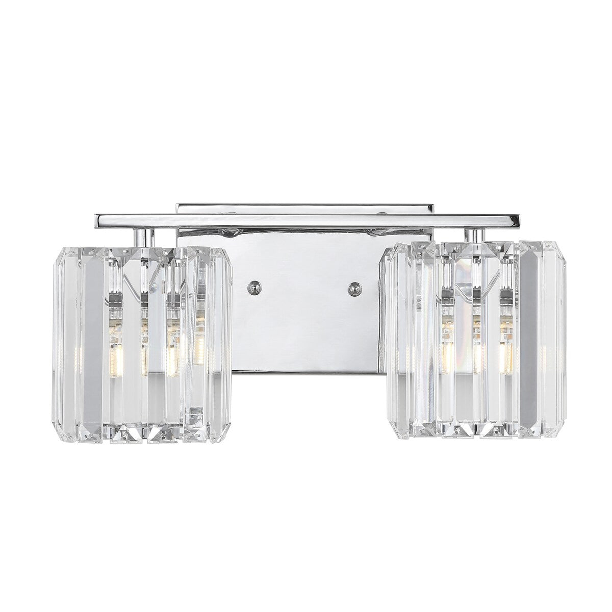 Spaulding Prism Vintage Metal/Glass Classic Glam LED Vanity Light, by JONATHAN Y