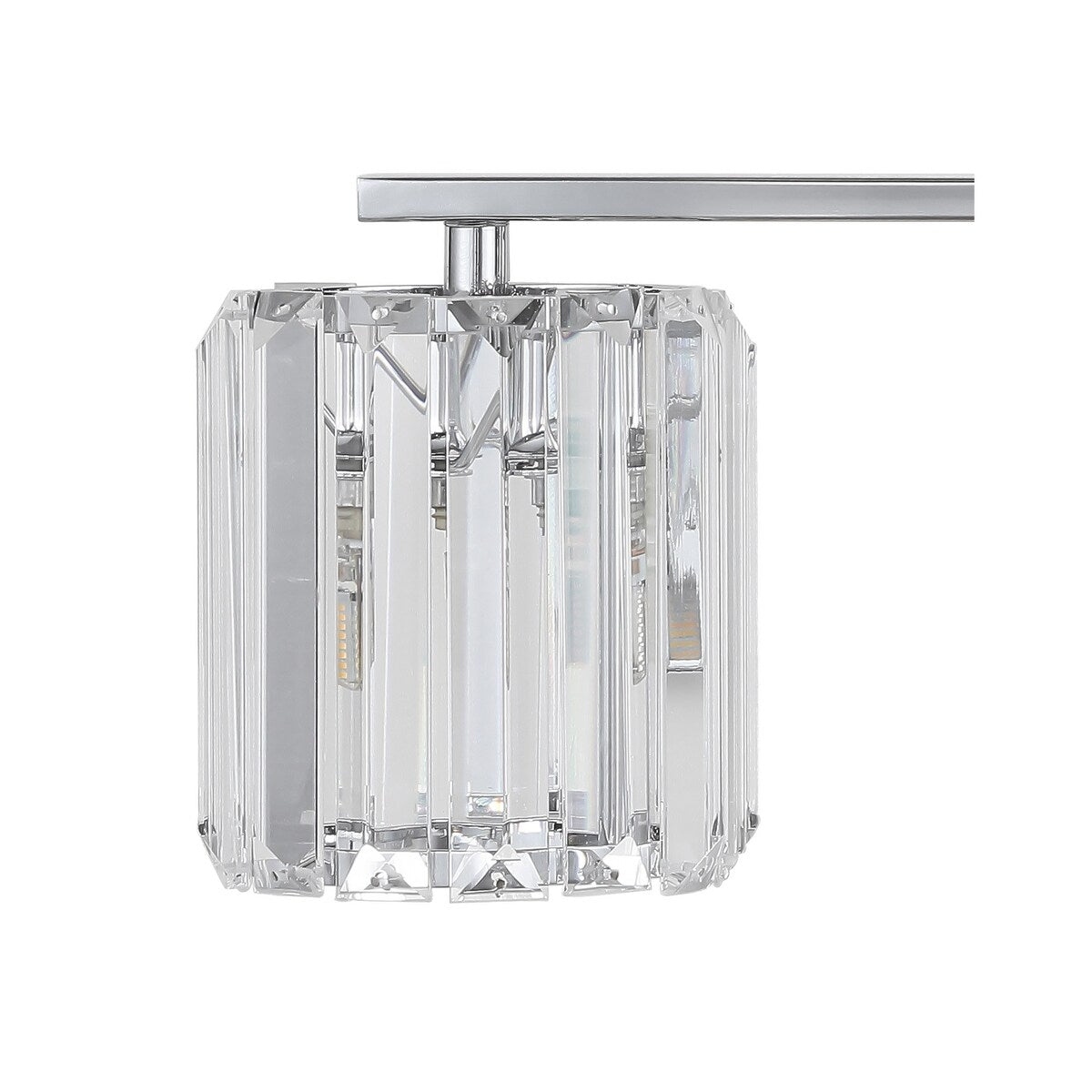 Spaulding Prism Vintage Metal/Glass Classic Glam LED Vanity Light, by JONATHAN Y