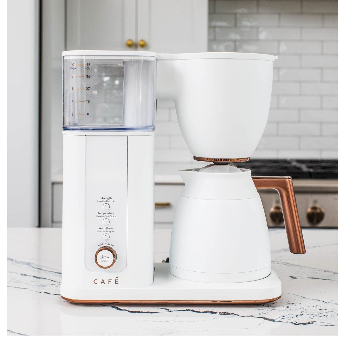 Specialty Drip Coffee Maker 10-Cup Insulated Thermal Carafe WiFi Enabled Voice-to-Brew Technology Smart Home Kitchen Essentials