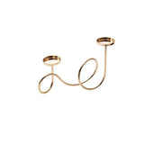 Spectacular Decorative Metal Candle Holder, Bronze