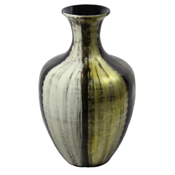 Spectacular Lacquer Bamboo Vase By Entrada