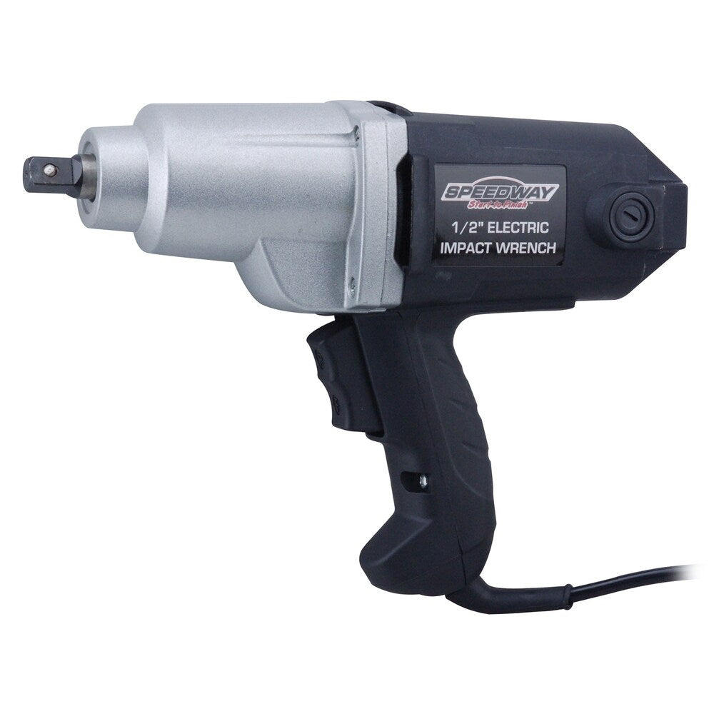 Speedway Black 1/2-inch Electric Impact Wrench