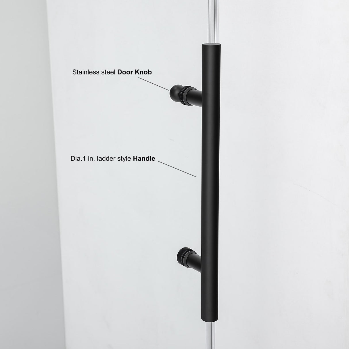 Villena 52" W x 78" H Single Sliding Shower Enclosure,Brushed Nickel - 52 inches