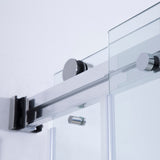 Spezia 60" W x 76" H Frameless Shower Enclosure in Polished Chrome - 60" W x 76" H