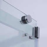Spezia 60" W x 76" H Frameless Shower Enclosure in Polished Chrome - 60" W x 76" H