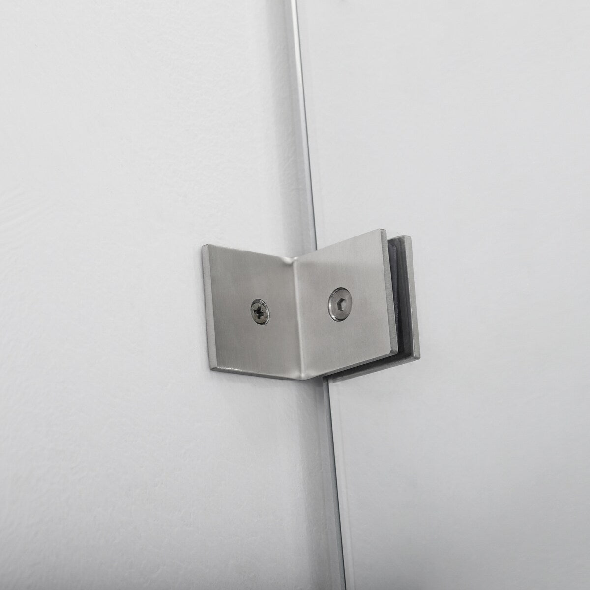 Villena 68" W x 78" H Single Sliding Shower Enclosure,Brushed Nickel - 68 inches