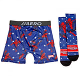 SpiderMan Swinging Aero Boxer Briefs Underwear And Sock Set