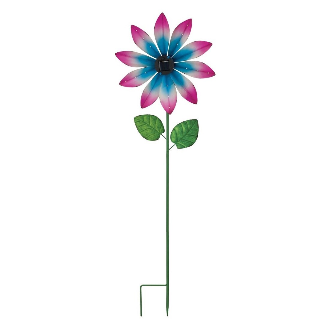 Spinner Solar Stake - Pink