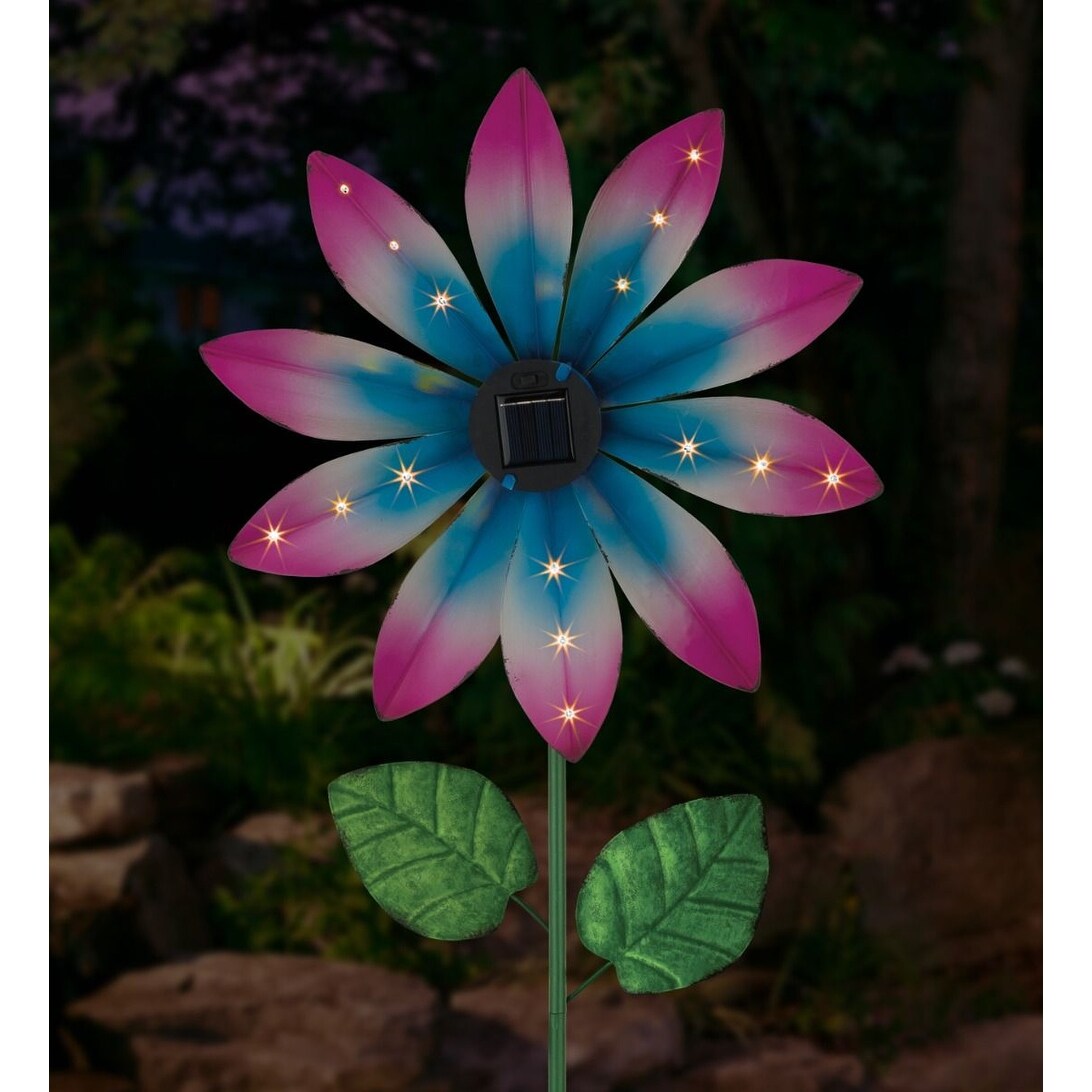 Spinner Solar Stake - Pink
