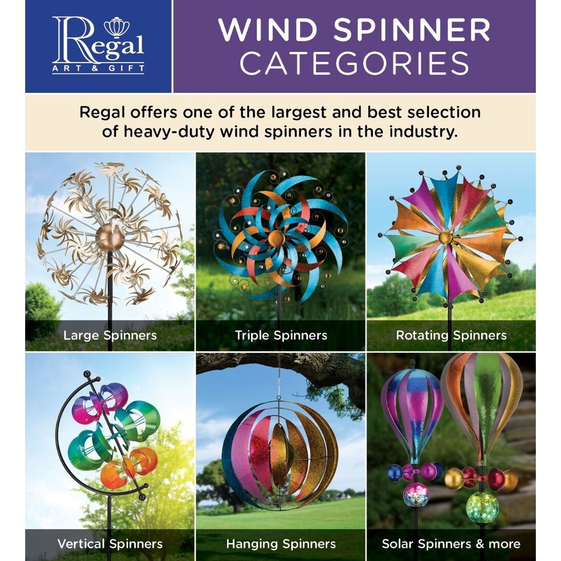 Spinner Solar Stake - Pink