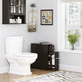 Spirich Home Slim Bathroom Storage Cabinet, Free Standing Toilet Paper Holder, Bathroom Cabinet Slide Out Drawer Storage
