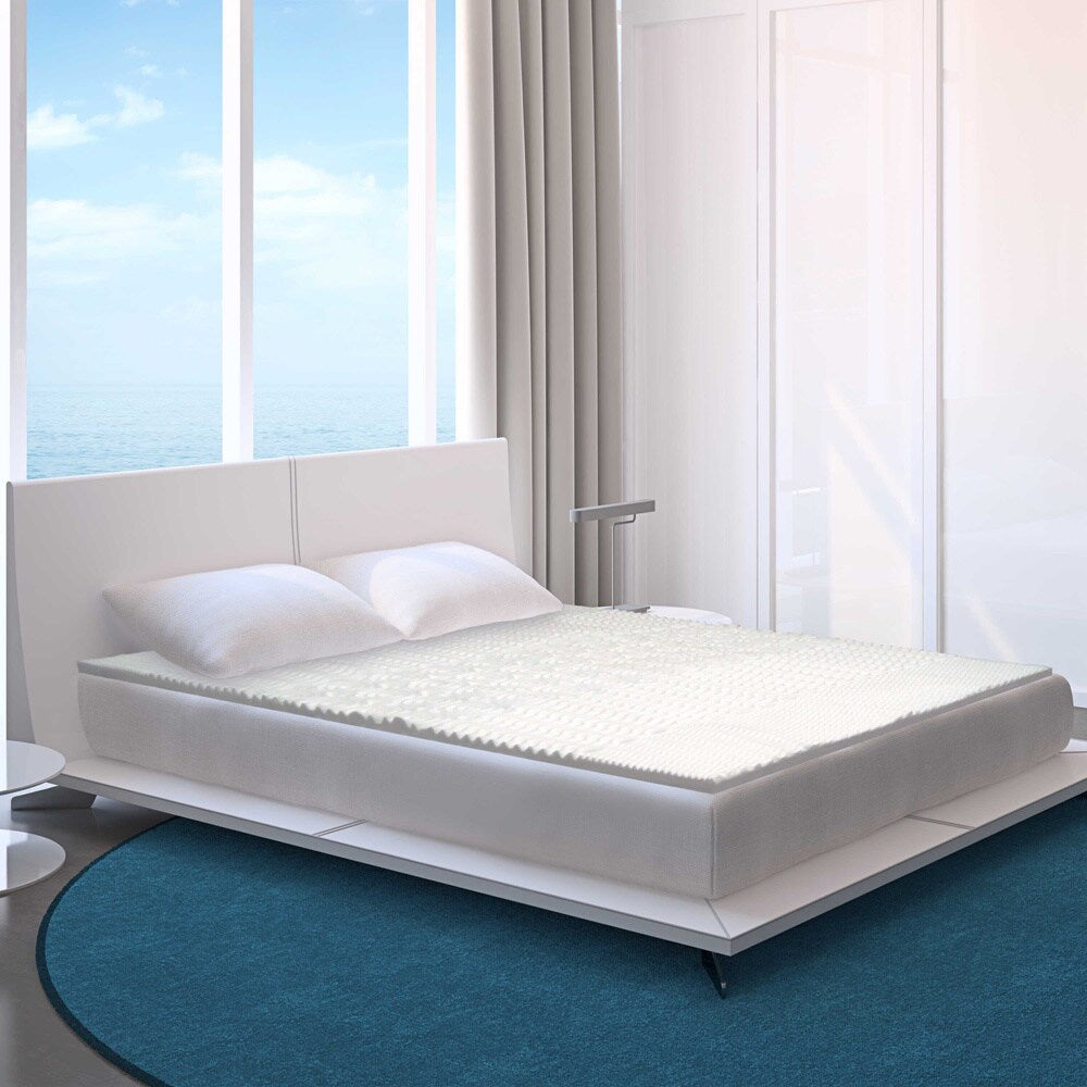Splendorest 5-zone 1.25-inch Memory Foam Mattress Topper