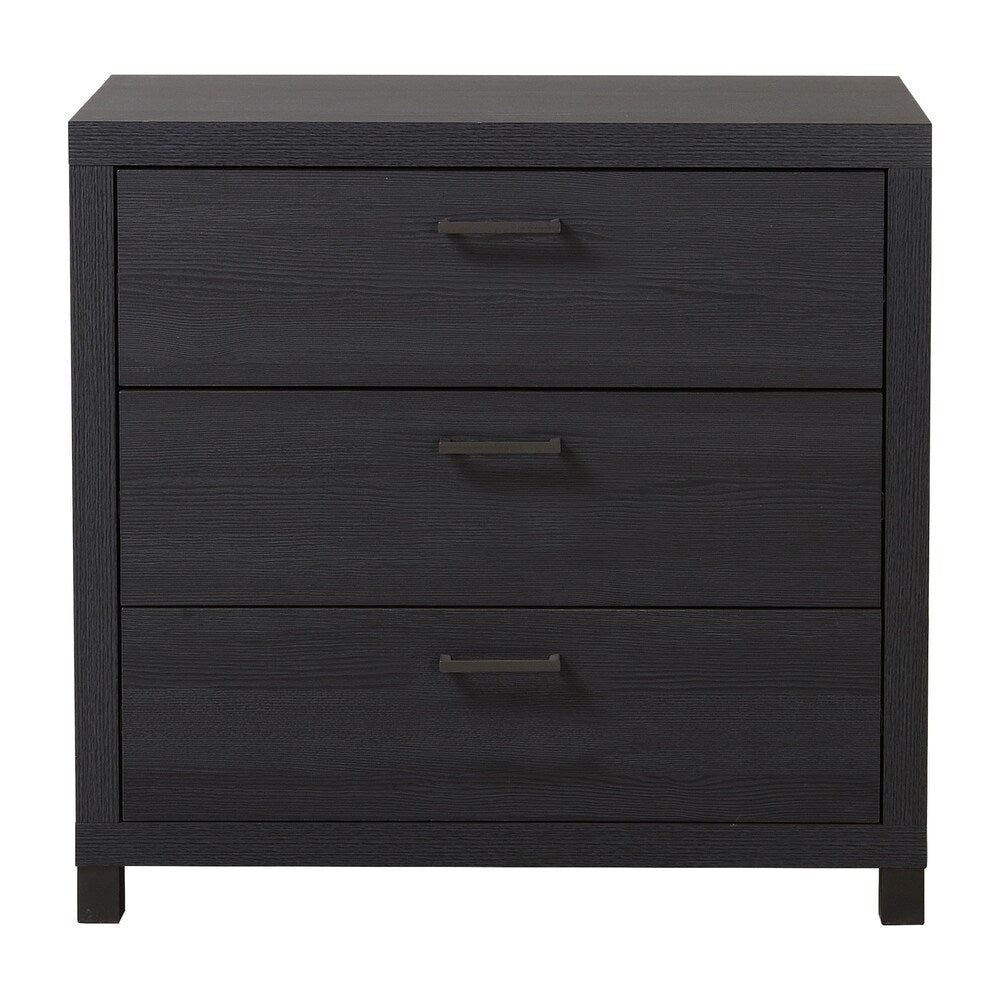 Spokane 3 Drawer Chest - Onyx