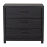 Spokane 3 Drawer Chest - Onyx