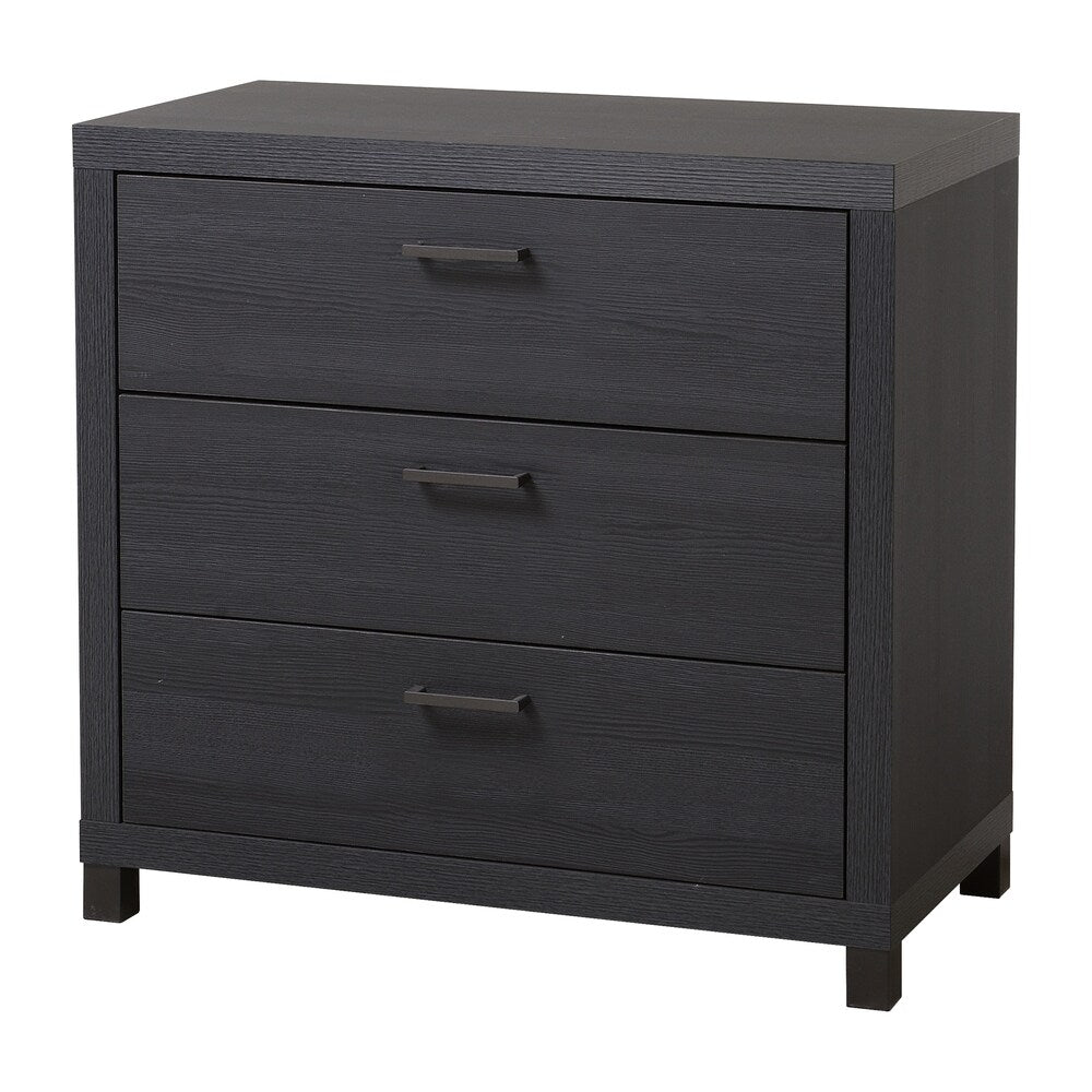 Spokane 3 Drawer Chest - Onyx