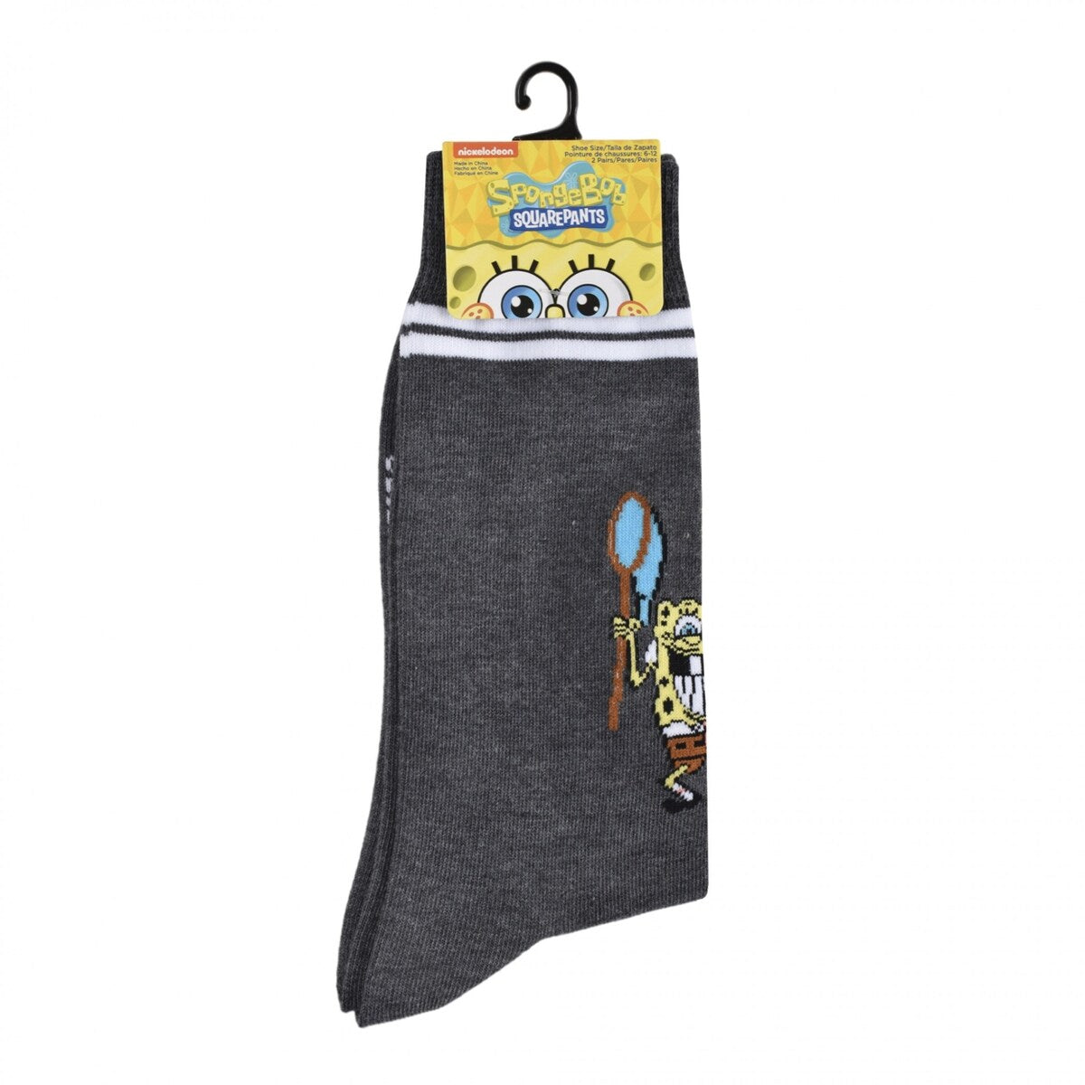 Spongebob And Patrick Friendship Crew Socks 2Pair Pack