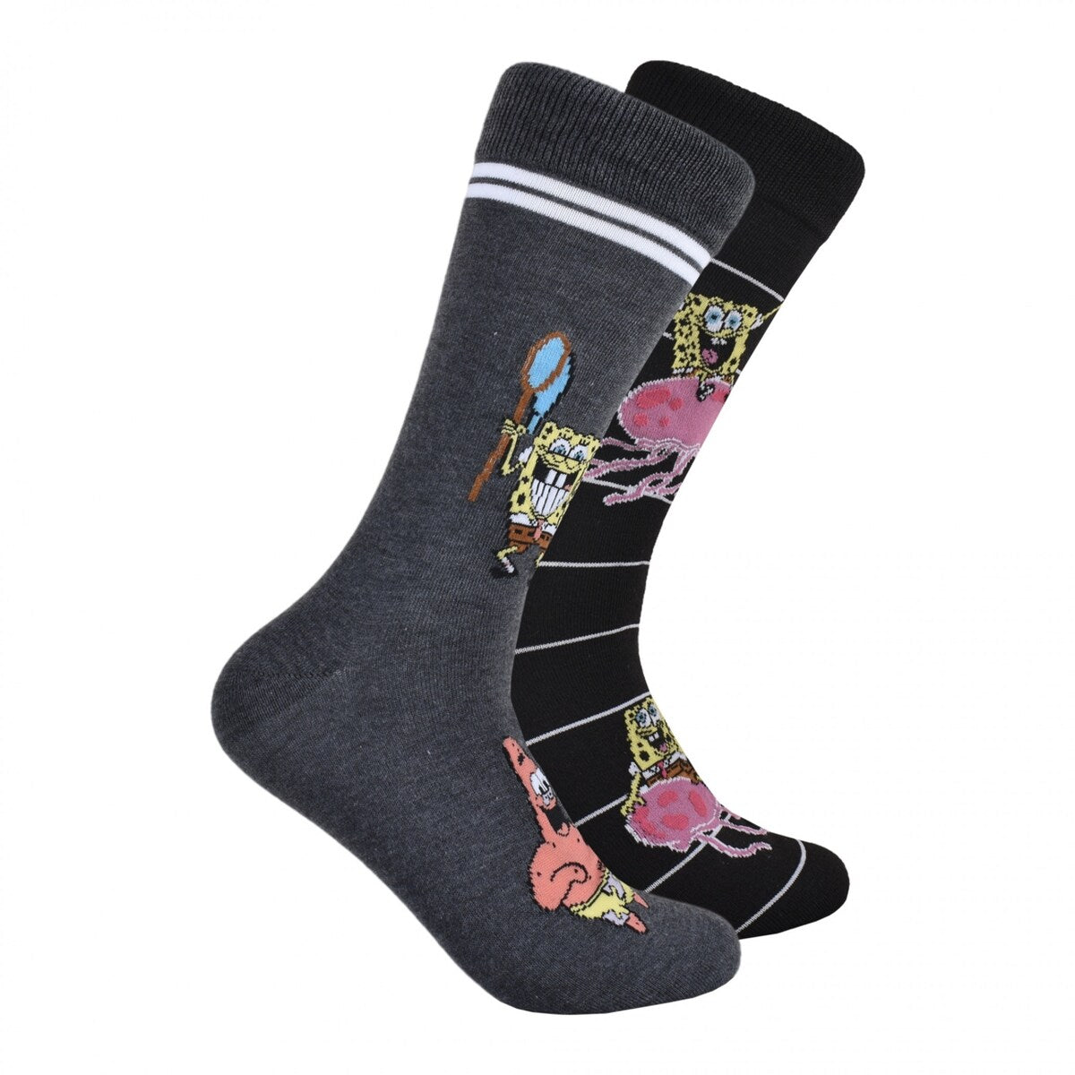 Spongebob And Patrick Friendship Crew Socks 2Pair Pack