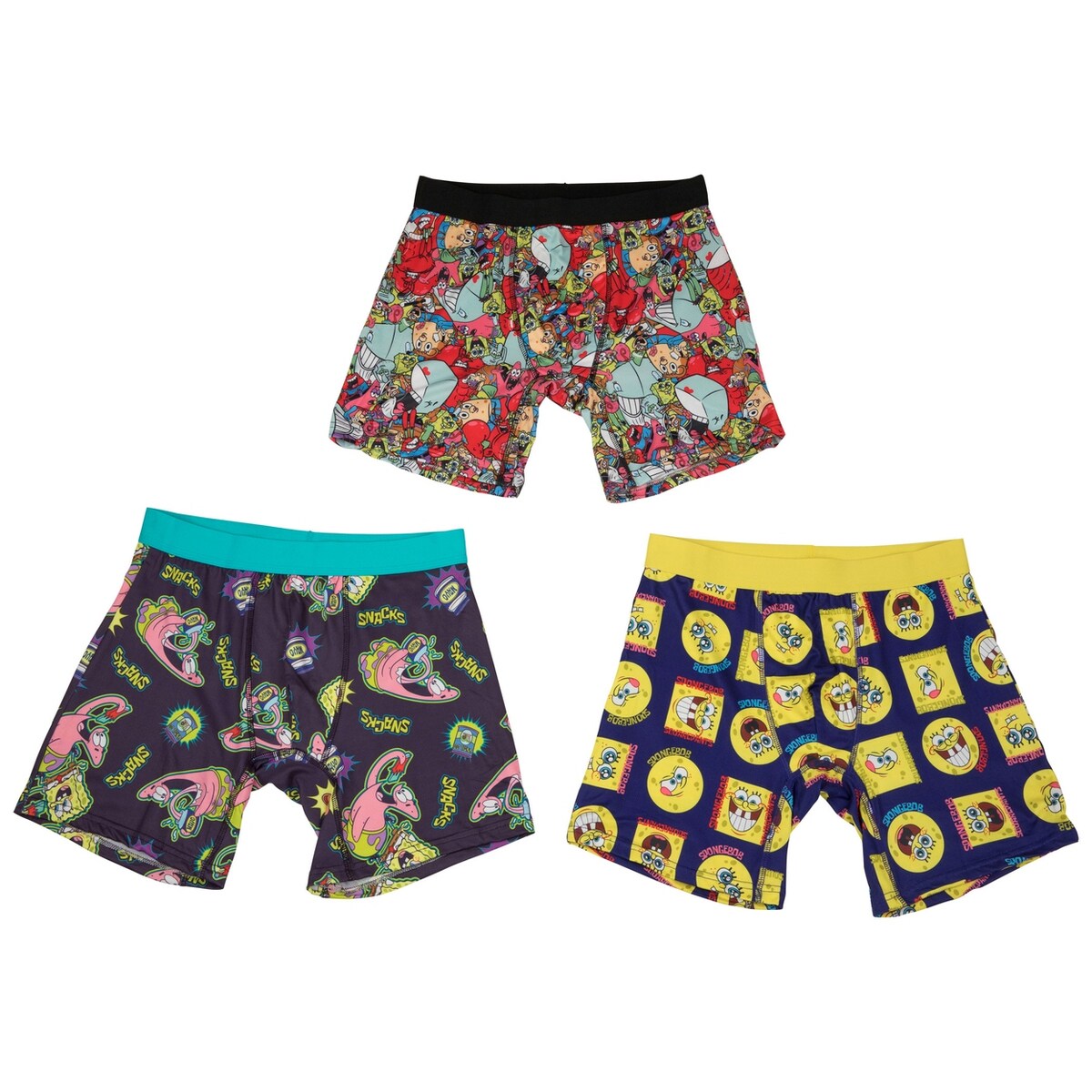 Spongebob Squarepants Classic 3Pack Boxer Brief Set