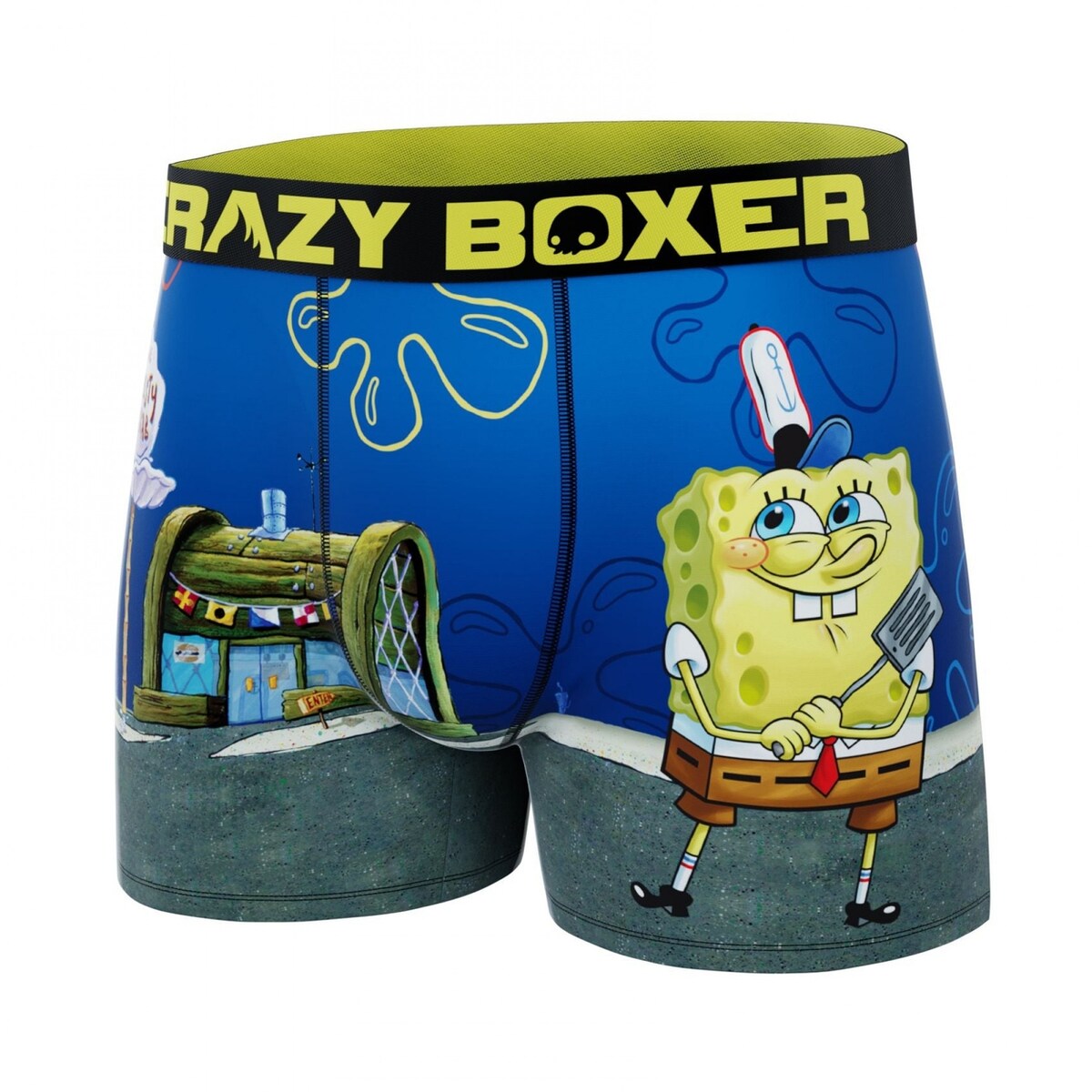 Spongebob Squarepants The Krusty Krab Mens Crazy Boxer Briefs Shorts