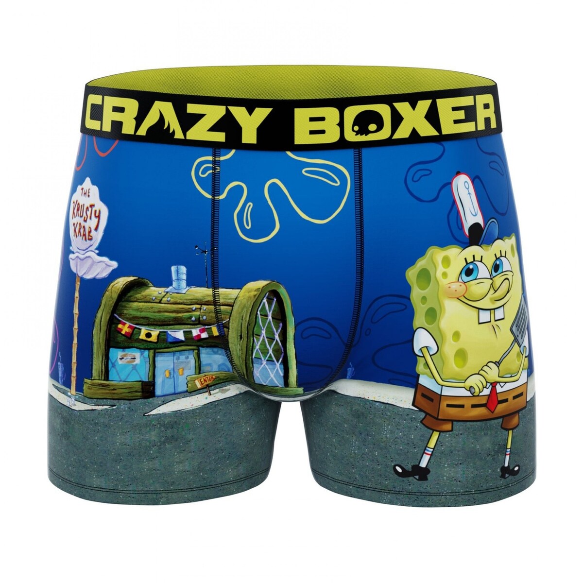 Spongebob Squarepants The Krusty Krab Mens Crazy Boxer Briefs Shorts