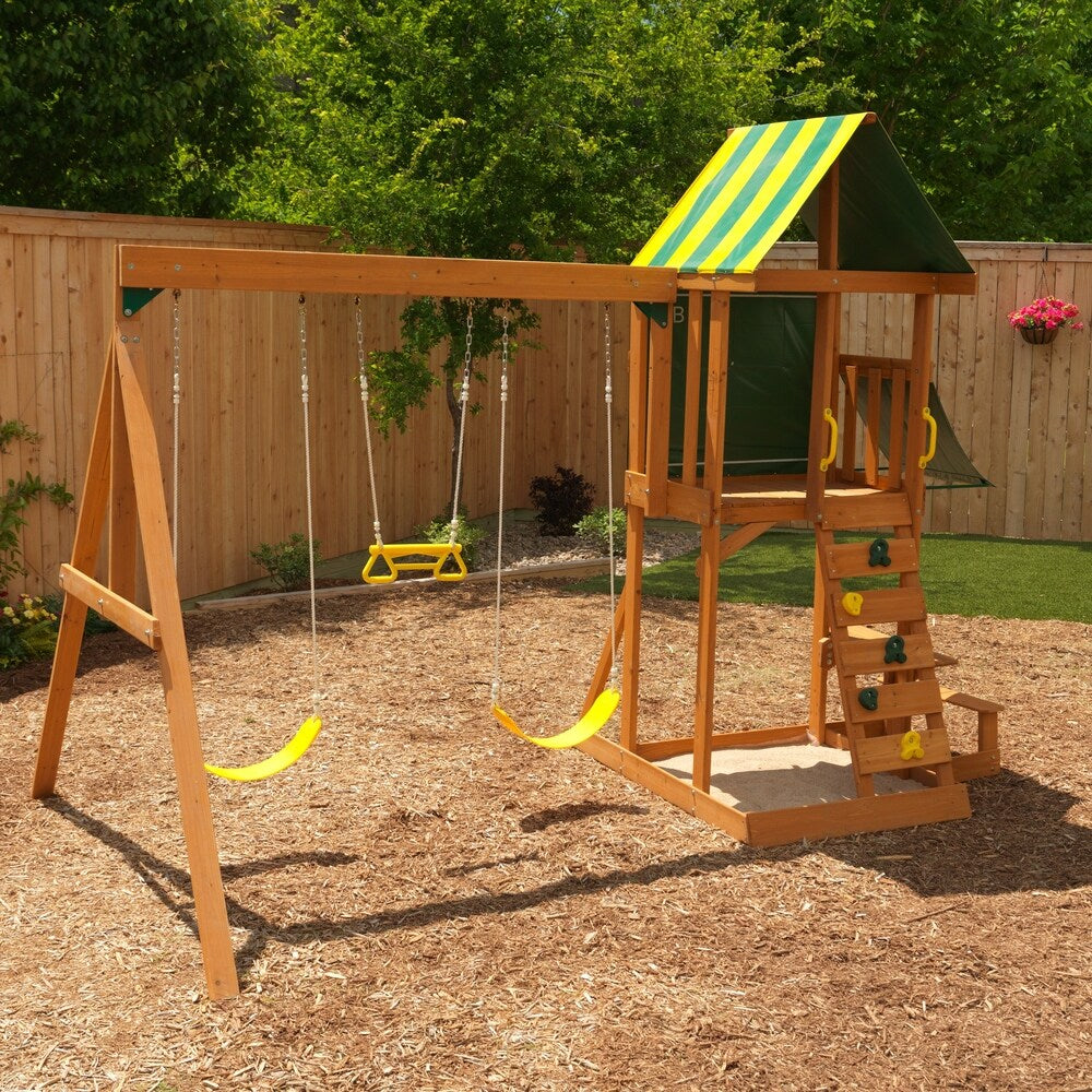 KidKraft Spring Meadow Wooden Swing Set / Playset