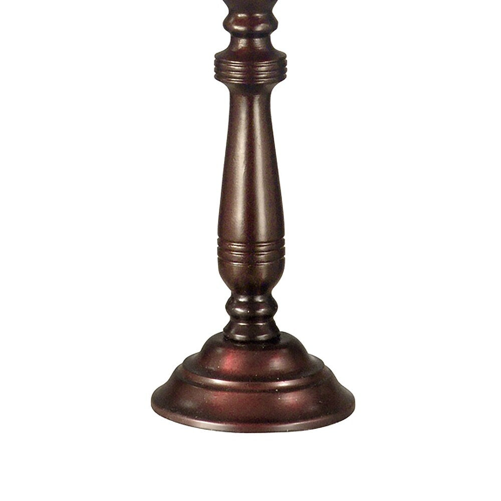 Springdale 12 H Mauve Plaid Metal Candle Votive