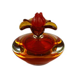 Springdale 6"H Red Vitrus Art Glass Perfume Bottle
