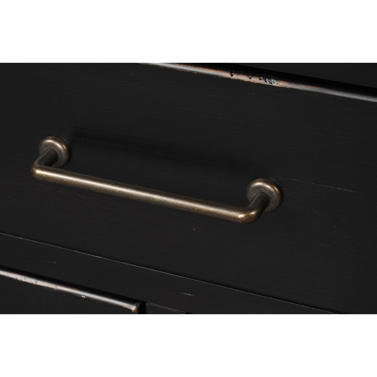 Spruce Creek 42" Wide 5-Drawer Door Chest, Black