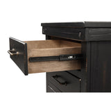 Spruce Creek 42" Wide 5-Drawer Door Chest, Black