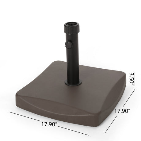 Square 55-pound Brown Umbrella Base by Christopher Knight Home