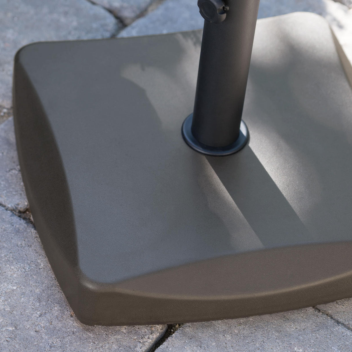 Square 55-pound Brown Umbrella Base by Christopher Knight Home