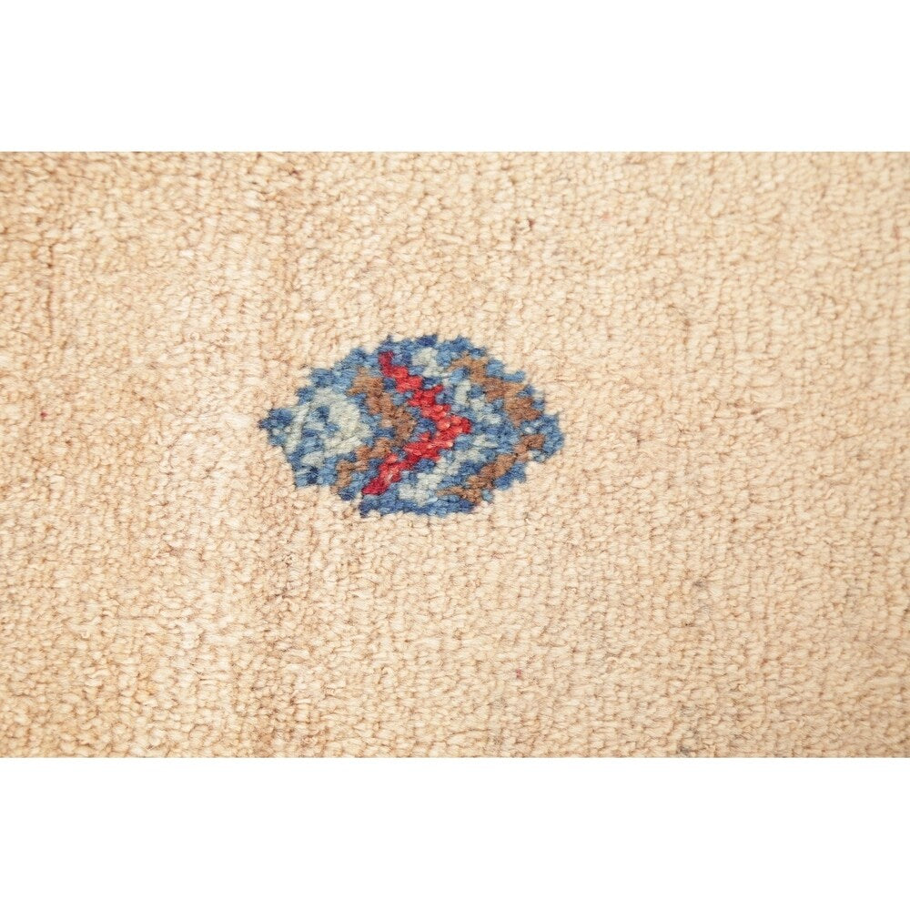 Square Gabbeh Shiraz Persian Area Rug Handmade Oriental Carpet - 2' 0" x 2' 5" Square