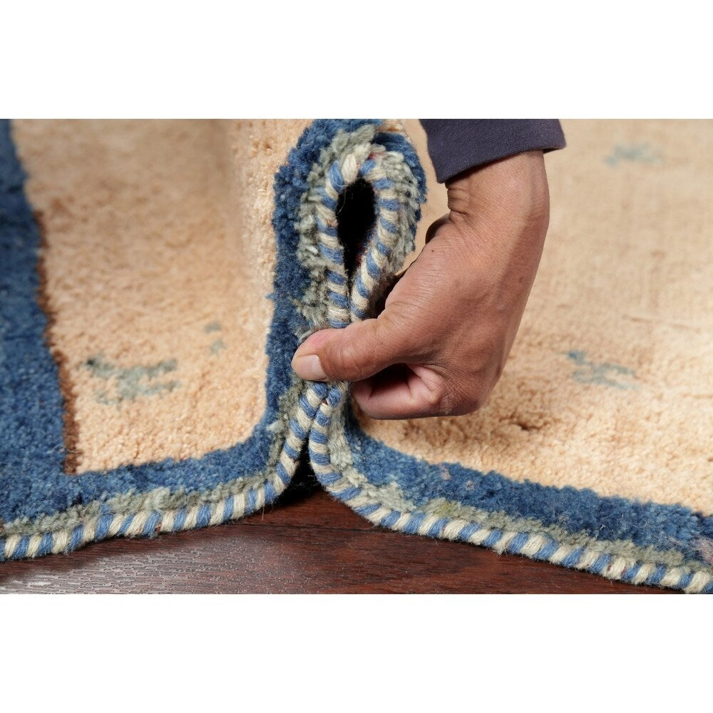 Square Gabbeh Shiraz Persian Area Rug Handmade Oriental Carpet - 2' 0" x 2' 5" Square