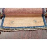 Square Gabbeh Shiraz Persian Area Rug Handmade Oriental Carpet - 2' 0" x 2' 5" Square