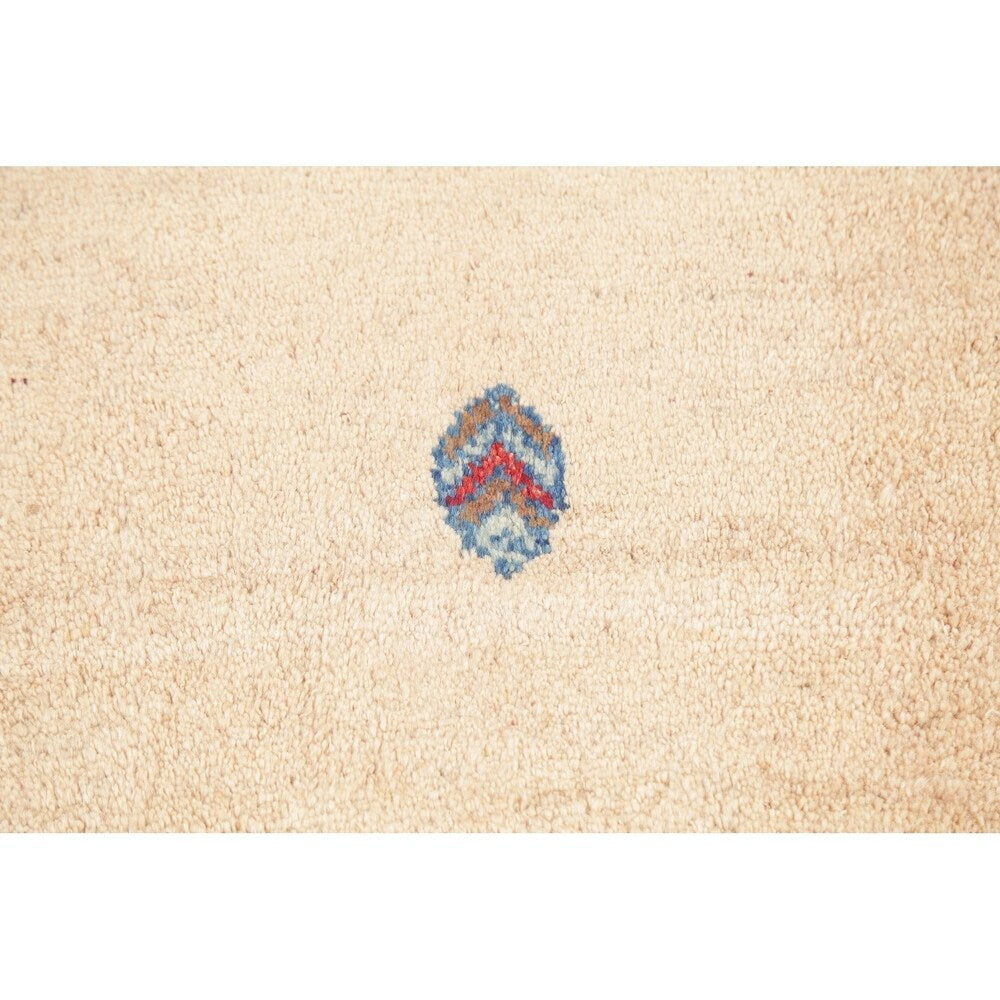 Square Gabbeh Shiraz Persian Area Rug Handmade Oriental Carpet - 2' 0" x 2' 5" Square