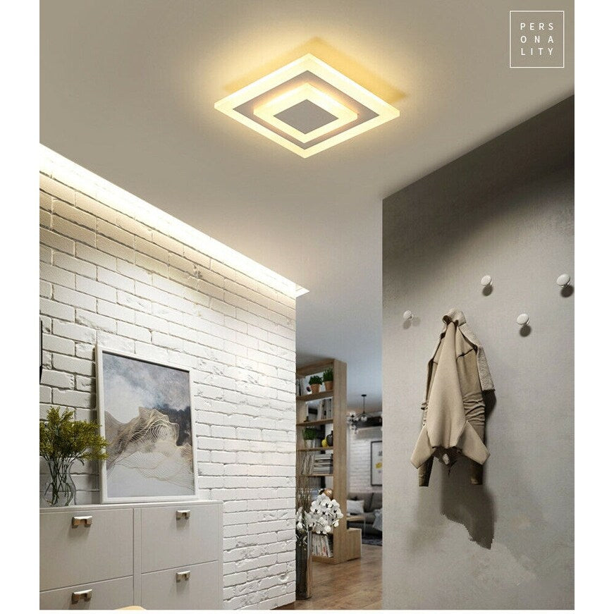 Square LED Flush Mount Ceiling Light