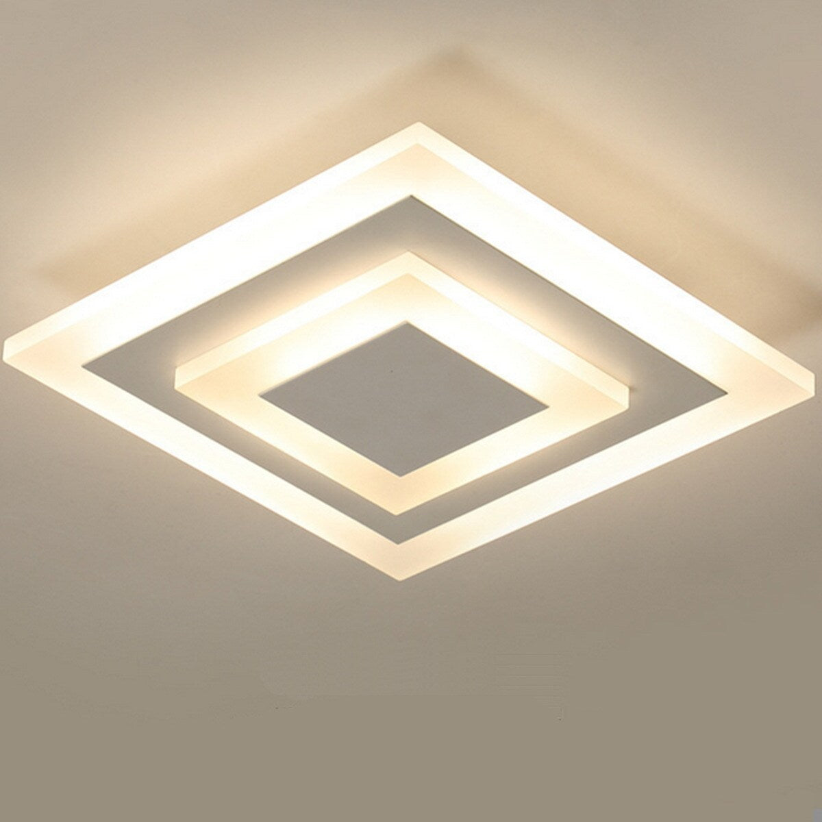Square LED Flush Mount Ceiling Light