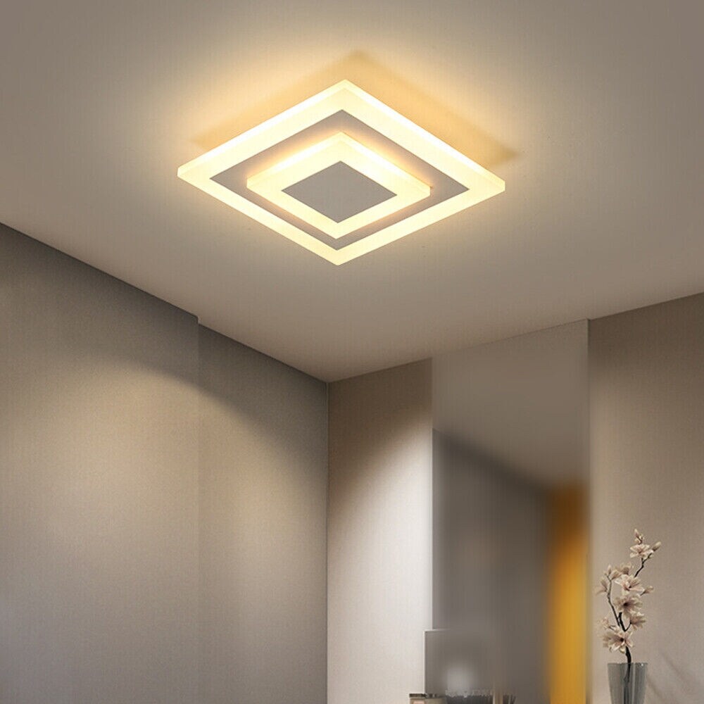 Square LED Flush Mount Ceiling Light