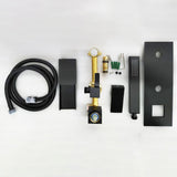 Square Single Handle Waterfall Faucet Bathtub Faucet Set