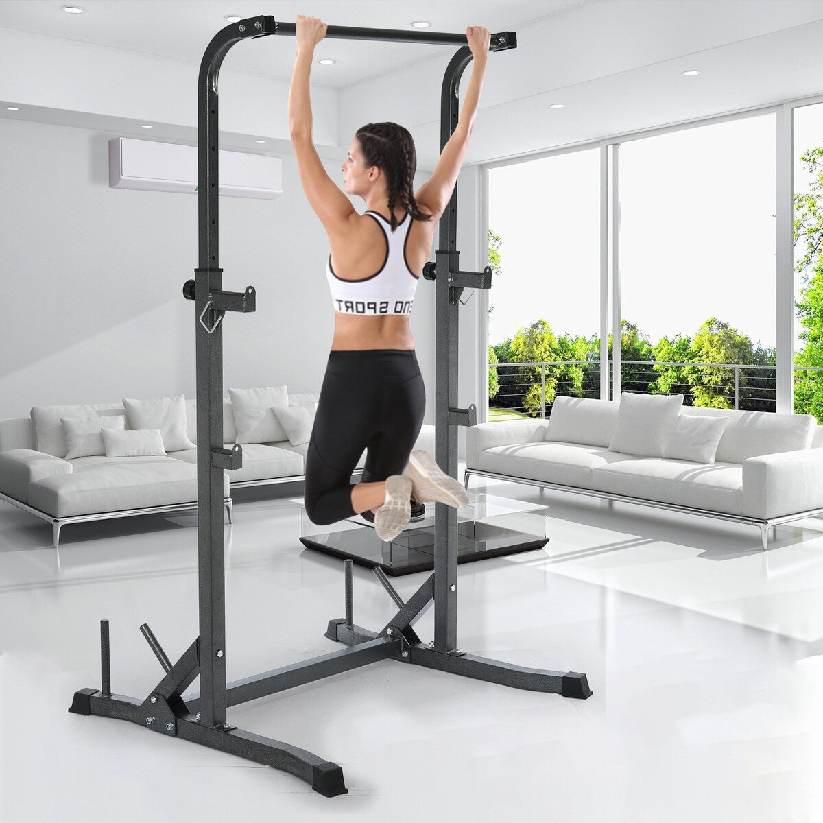 Squat Rack Bench Press Household Multifunctional Pull--Ups Barbell Bracket
