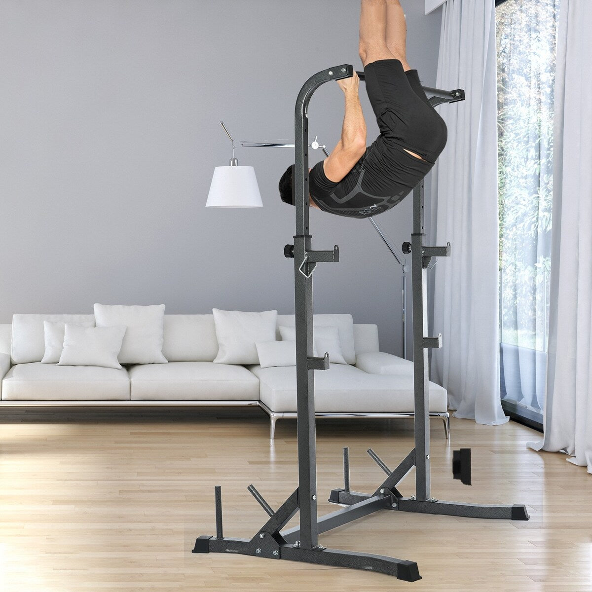 Squat Rack Bench Press Household Multifunctional Pull--Ups Barbell Bracket