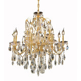 St. Francis 12 light Gold Chandelier Clear SpectraÆ SwarovskiÆ Crysta - One Size