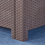 St. Johns Outdoor Wicker Club Chair with Cushions (Set of 2) by Christopher Knight Home