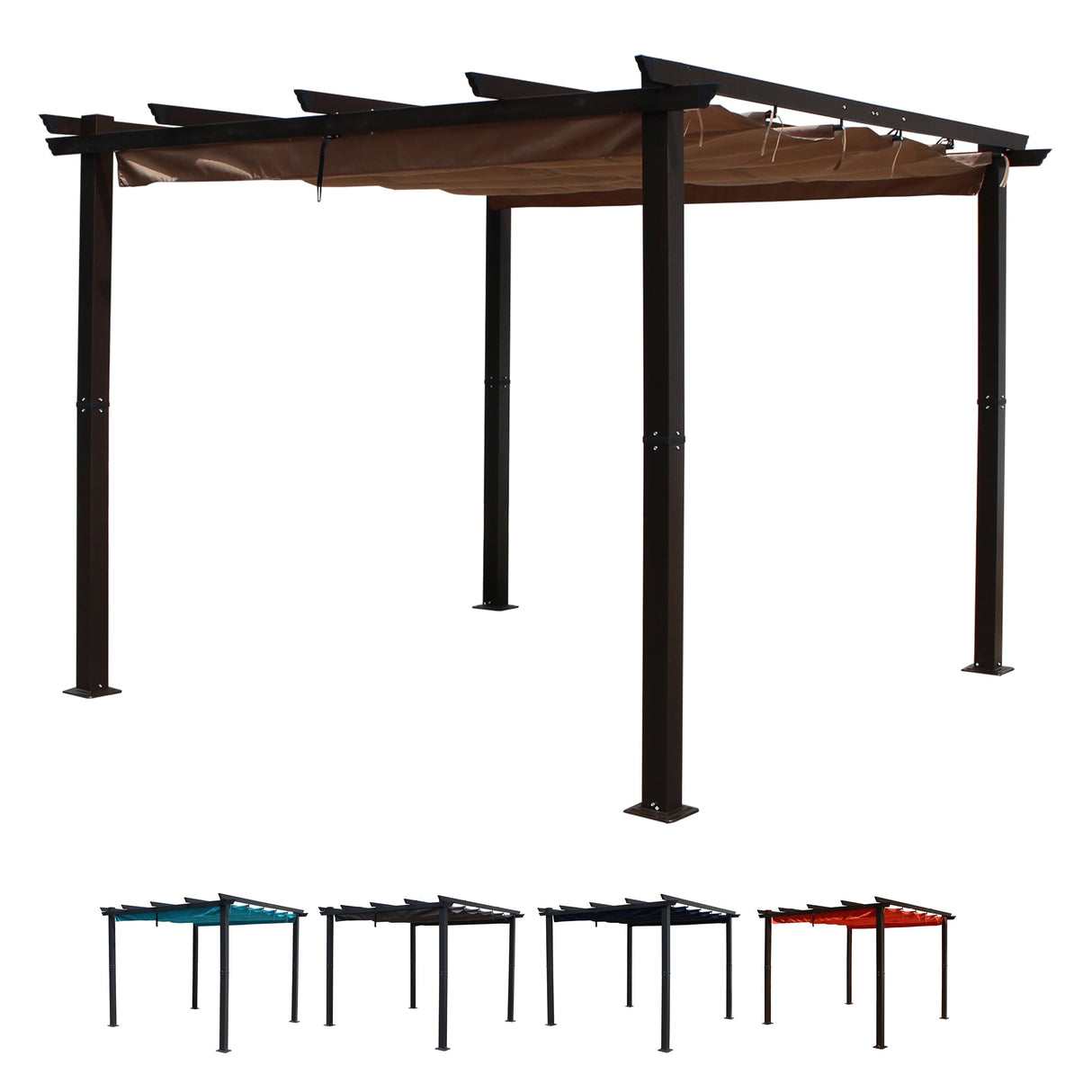 St. Kitts Aluminum Framed 3-meter Pergola