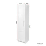 Stackable Storage Cabinet, White