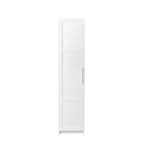 Stackable Storage Cabinet, White